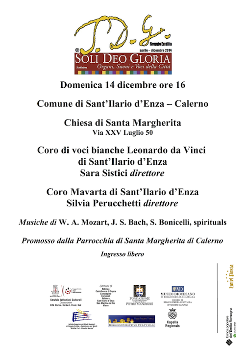 Locandina Soli Deo Gloria 2014